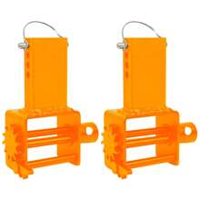 KYBOLT 2 Pack Trailer Stake Pocket Winch, Heavy Duty Stake Pocket D Ring For Flatbed Trailer Trucks And Winches, Orange - Orange - View 1