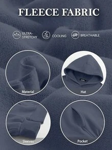 Women's Super Dalian Hoodie Sweatshirt Long Sleeve Sweater Pullover Fall Clothing With Pockets - 藏蓝色 - 查看 6