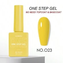 3-in-1 Gel in einem Schritt (ohne Top- und Basislack erforderlich) 27 Farben Serie 15ml Gel-Nagellack Set mit Herbstglanz Finish, halbpermanent, Glitzer, Pailletten Nagellack Set Kit, Softening UV-Lack für Maniküre, Nageldesign, einfarbig in einer Flasche