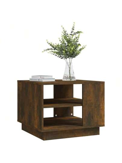 VidaXL Coffee Tafel 55x55x43 Cm Processed Wood Smoked Oak view 4
