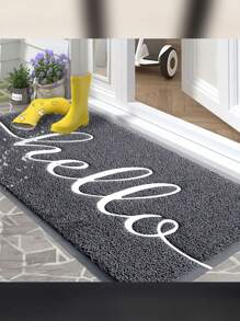 All-Weather Quick-Drying PVC Door Mat - Waterproof, Easy To Clean, Suitable For Indoor/Outdoor Entrances And Courtyards, Non-Slip, Durable, Suitable For High-Traffic Areas