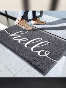 All-Weather Quick-Drying PVC Door Mat - Waterproof, Easy To Clean, Suitable For Indoor/Outdoor Entrances And Courtyards, Non-Slip, Durable, Suitable For High-Traffic Areas