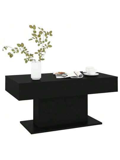 VidaXL Coffee Tafel 96x50x45 Cm Processed Wood Zwart view 3