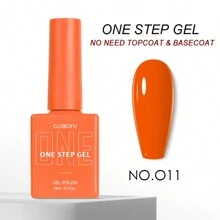 3-in-1 Gel in einem Schritt (ohne Top- und Basislack erforderlich) 27 Farben Serie 15ml Gel-Nagellack Set mit Herbstglanz Finish, halbpermanent, Glitzer, Pailletten Nagellack Set Kit, Softening UV-Lack für Maniküre, Nageldesign, einfarbig in einer Flasche