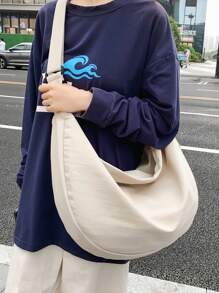 Large Capacity Men's Oblique Shoulder Bag, Minimalist Fashion Casual Everyday Use Men Bag Gifts For Men Christmas Winter Vacation Dad Gifts Boyfriend Gifts Side Bags For Men Crossbody Bag Hobo Bag Satchel Bag Messenger Bag For Men Travel Essentials Holiday Essentials Camping Sling Bag For Men Summer Back To School Bag Pack Cross Body Bag Spring School Supplies