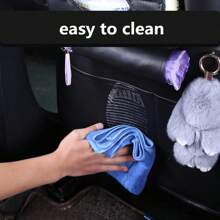 2024 New Car Seat Back Storage Organizer Bag Universal PU Leather Multifunction Storage Box Stowing Tidying Pocket Auto Styling - Beige - View 5