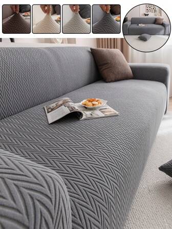 1pc Pet-Friendly Anti-Scratch Sofa Slipcover, Easily Removable And Washable, Stretch And High Elasticity, Suitable For Bedroom, Office, Living Room, 1-Seater, 2-Seater, 3-Seater, 4-Seater Decoration, All Seasons Gifts Birthday Graduation Sofa Cover Couch Cover Sofa Covers Room Decor Living Room Decor