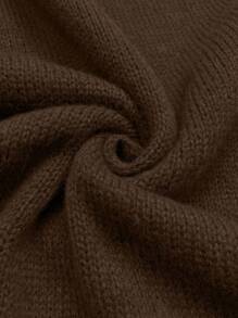 Damska Elegancka Dzianinowa Sukienka Sweterowa Do Dojazdów Do Pracy