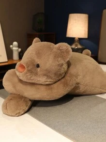 大熊猫毛绒动物玩具枕头，可爱白色北极熊拥抱毛绒枕头柔软棕熊适合青少年卡哇伊生日成人房间装饰情人节装饰儿童礼物 - 彩色 - 查看 19