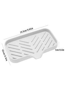 1pc Silicone Drain Mat Faucet Splash Preventer Soap Kitchen Countertop Filter Sink Storage Drain Mat