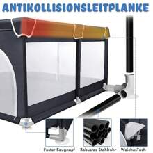 LILIIN Pet Fence - 127x127cm黑色 - 查看 4