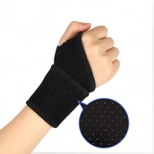 1pc Adjustable Wrist Brace, Comfortable Wrist Support Board, Suitable For Left And Right Handed - Black - View 2