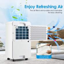 Lifezeal 32 Pints 2000 Sq. Ft Dehumidifier For Home & Basements W/3-Color Digital Display - US B Type Plug(110-127V) - View 8