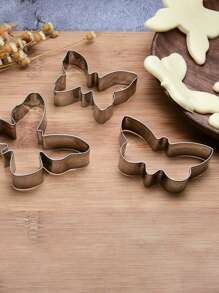5pcs Stainless Steel Easter Butterfly Cookie Cutter Mold Set, DIY Baking Cake Molds - Cookie Cutters - View 9