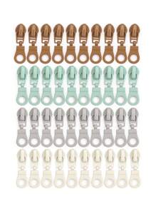10pcs Nylon #5 Zipper Pulls, Assorted Colors, Suitable For Apparel, Bags, And Home Textiles - Multicolor - View 8