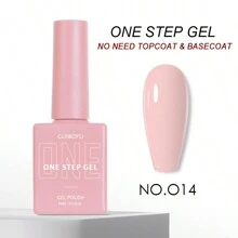 3-in-1 Gel in einem Schritt (ohne Top- und Basislack erforderlich) 27 Farben Serie 15ml Gel-Nagellack Set mit Herbstglanz Finish, halbpermanent, Glitzer, Pailletten Nagellack Set Kit, Softening UV-Lack für Maniküre, Nageldesign, einfarbig in einer Flasche