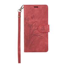 PU皮革基础款防摔手机壳，带信用卡槽，翻盖钱包式手机壳