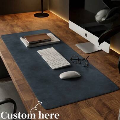 Custom Leather Desk Mat, Christmas Gift, Large Mouse Pad, Desk Mat, Desk Pad, Office Decor, Leather Desk Pad, Handmade, Desk Accessories,Best Gift For Your Friends Back To School