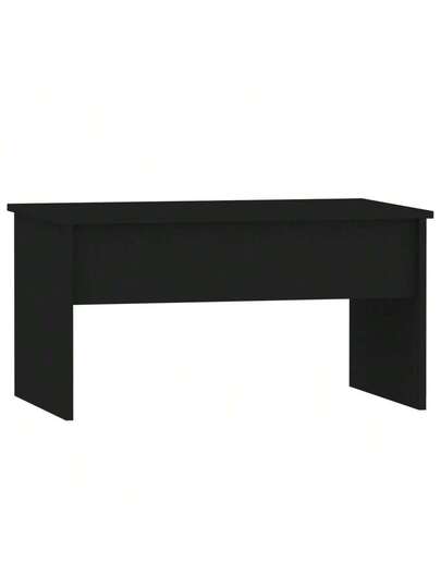 VidaXL Coffee Tafel 80x50.5x41.5 Cm Processed Wood Zwart view 3