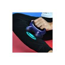 HoMedics Quatro Mini Hand-Held Massager With Hand Grip, Battery Operated - Blue - View 3