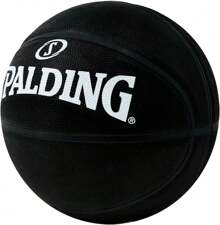 Spalding Balón de Básquetbol Basic Número 7 - Diseño Clásico y Resistente El mas vendido - Negro - Ver 4