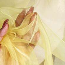 1 Stück seidig weiches Tüll-Organza Gewebe, hohe Dichte, DIY Tüll Rock, Kleid, Hochzeitsdekoration