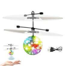Flying Ball RC Toys For Children Goo Play For Child Ball Helicopter Gifts For Child Built-In-Shinning LED Disco Light Induction Ball Children Play Indoor And Outdoor Gifts For Boys Girls - 1 - View 1