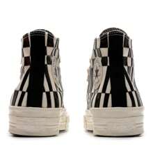 Converse 男士帆布高帮运动鞋，Chuck 70，日常通勤，简约时尚经典休闲鞋，A08764 - 米黃色 - 查看 5