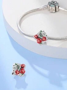 STYFNE 1 pieza Accesorios de vestir de la serie del Día de San Valentín con reina de corazones y picas, carta de póker de corazón, colgante de castillo azul de corazón para manualidades, pequeños regalos diarios para novias y mejores amigas