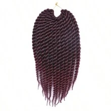 1-6packs Crochet Braids 12Inch Havana Twist Braids 12Roots Per Pack Thick Braided Synthetic Fiber Hair For Braids African Braiding Hair Extensioins - Multicolor - View 14