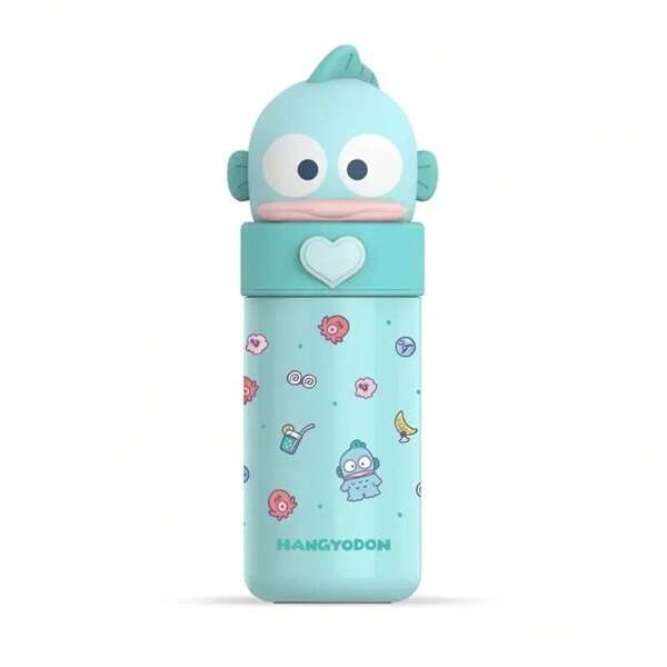 Miniso Sanrio Hangyodon Water Cup 350ml/11.84oz Kawaii Thermos Cups Anime Cartoon Tumbler Stainless Steel Insulated Water Bottle Gifts