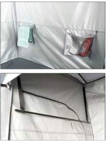 Ozark Trail 2-Room Instant Shower/Utility Shelter - Grey - View 3