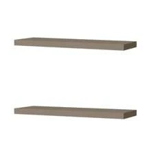 Iva Floating Shelf In Melamine X2 Taupe