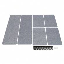 Desk Divider Shield Panel Desktop Office Partition Privacy Protection Screen - Grey - View 9