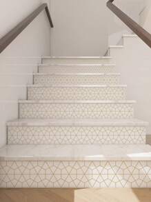 SUPSTICKER 1/7 Cuộn Giấy Dán Cầu Thang Hình Lục Giác Màu Sáng, Họa Tiết Vân Gỗ, Tự Dính, Trang Trí Nhà Cửa, Kích Thước 41.81x7.09 Inch, Nhãn Dán, Decal Dán Tường, Nhãn Dán Vinyl, Dùng Để Trang Trí Nhà Cửa, Trang Trí Mùa Xuân, Làm Mới Ngôi Nhà Của Bạn, Nhãn Dán Trang Trí Rama, Gạch Lát Sàn Tự Dính, Gạch Lát Sàn Bóc Và Dán, Trang Trí Phòng Khách, Trang Trí Nhà Bếp - Nhiều màu - Xem 14