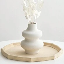 1 pezzo Vaso da fiori in stile bohémien bianco, adatto per l'erba delle Pampas, ideale per matrimoni e decorazione della casa, si adatta alla decorazione centrale rotonda per soggiorno, camera da letto, tavolino da caffè - Multicolore - Visualizzare 13