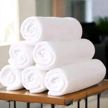 10条装超强吸水浴巾 - 涤纶混纺，速干纹理编织，现代设计，多用途，适用于浴室、旅行、家居浴室装饰、秋季装饰、返校季、美容院、家庭浴室、淋浴浴巾、美容院、酒店、运动、家居必需品、毛巾、护肤浴巾