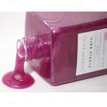 Sunday Rain Rose Bubble Bath - White - View 2