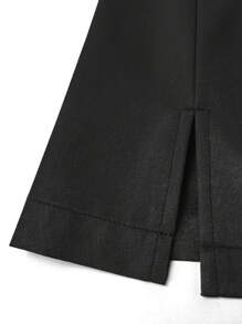 Conjunto de Uniforme de Enfermera, Uniformes de Trabajo Para Enfermeras - Negro - Ver 6