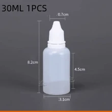 1件5件5毫升/10毫升批发彩色盖子眼药水分离滴瓶小塑料烟油可再填充瓶