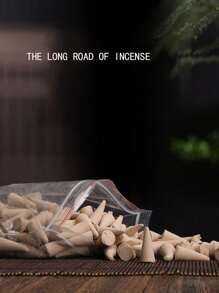 120/180pcs Pagoda Incense Backflow Incense Thai Cone Incense Pagoda Incense Incense Incense Hygienic Incense Deodorizing Agarwood Bulk Incense Grain Sandalwood Home Festival Decoration Rama Gifts Birthday Graduation