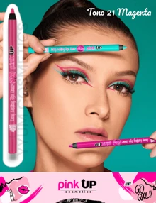 Pink Up Long Lasting Eye Liner, 24 Hrs Color, Long-Lasting Eyeliner Pencil, High Pigmentation Waterproof Eye Liner - Magenta - View 1