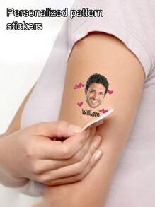 12/24/30/60/120/300pcs Custom Temporary Tattoo Stickers, Suitable For Various Parties Such As Birthday Celebrations, Weekend BBQs And Cocktail Parties, Convenient Handmade Use, Favorite Single Party Temporary Tattoos, Custom Temporary Tattoo Stickers, Suitable For Christmas, Holiday Parties, Surprise Your Loved Ones, Birthdays, Adult Parties, Boys Or Girls' Gatherings,Beauty & Health,Halloween Edit