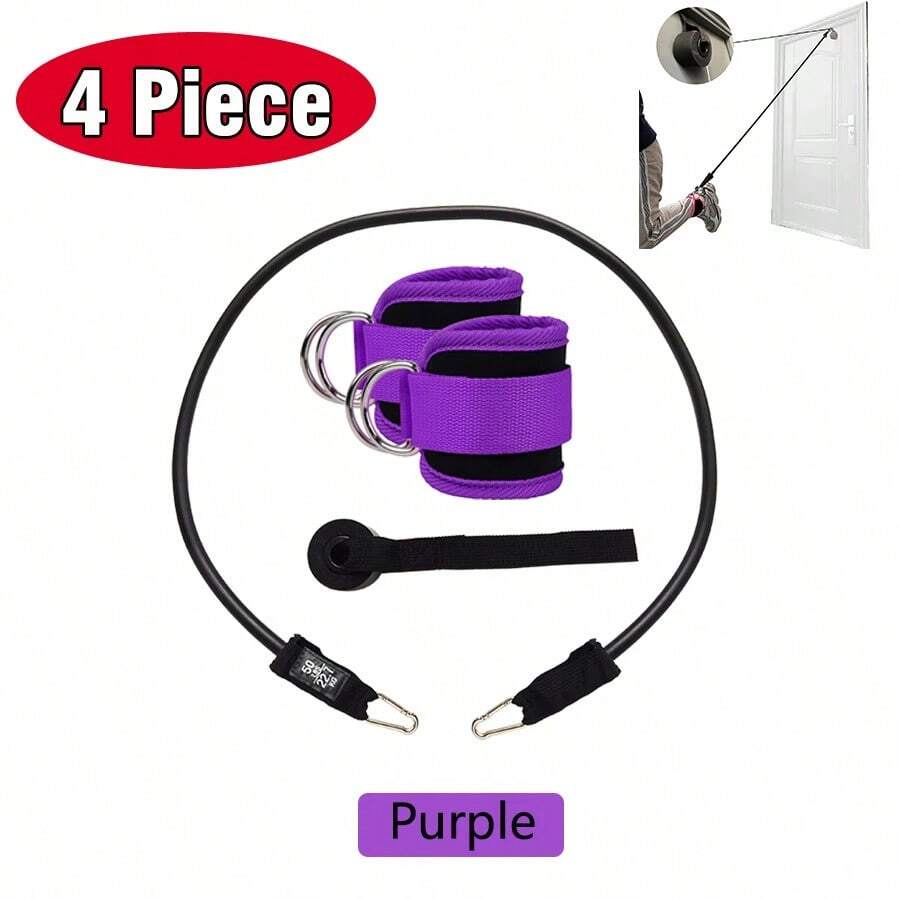 Fitness Sports Straps Adjustable D-Ring Support Cuffs Ankle Gym Workouts Pulley With Buckle Guard Leg Strength Safety Abductors - Army Green - View 1