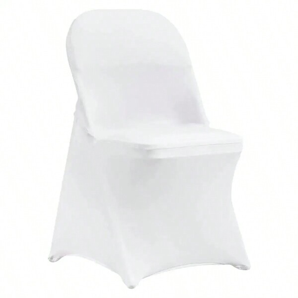 50/100 Pcs Stretch Spandex Chair Covers, Foldable Kitchen Chair Covers, Universal Washable Protector Slipcovers, Removable Chair Seat Covers, Suitable For Weddings, Parties, Restaurants, Banquets