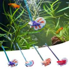 1 Pc Simulation Betta Training Wand Toy Fish Tank Interactive Stick Toy For Fishtanks Accessories - Multicolor - View 1