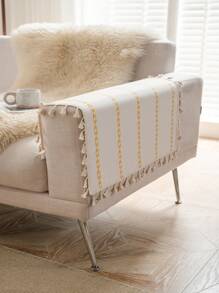 Tokoto 1 chiếc khăn trải bàn nhỏ bằng vải polyester dệt kim Jacquard, có nhiều màu sắc, miếng lót đĩa vuông đơn giản họa tiết sọc Bohemian, khăn ăn, khăn trải bàn thích hợp cho nhà hàng, khách sạn, phòng ngủ, bàn ăn, tủ đầu giường, tủ giày, ghế sofa, giỏ đựng, ngoài trời, trang trí lễ hội, mọi mùa - Nhiều màu - Xem 17