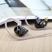KZ D Q S HiFi Dynamic Drivers In Ear Monitor Headphones For Singer Musician Semi-Open HiFi Bass IEM Earphone 2pin 3.5mm Plug Gaming Earbuds - màu đen - Xem 7