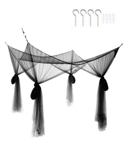 Elegante Dosel De Mosquitera De Cuatro Esquinas Adecuado Para La Decoración Del Dormitorio