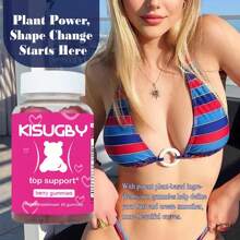 [1/2/3 Bottles], KISUGBY: Sexy Gummy Bears For Women, Fitness Enhancement Gummies For Women - Workout Support, Natural Vitamins, Shape Your Body, Volumize Your Body (180 Gummies) - 1 chai - Xem 4